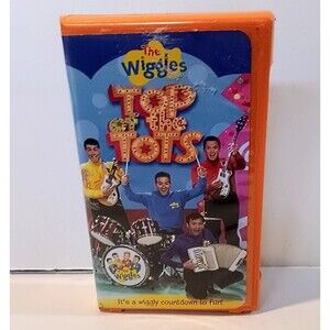 The Wiggles Top Of The Tots (VHS,2003)-HIT Entertainment-Hard Clam Shell-2521